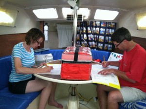 Our First Couple to Ace the 101 Keel Boat exam